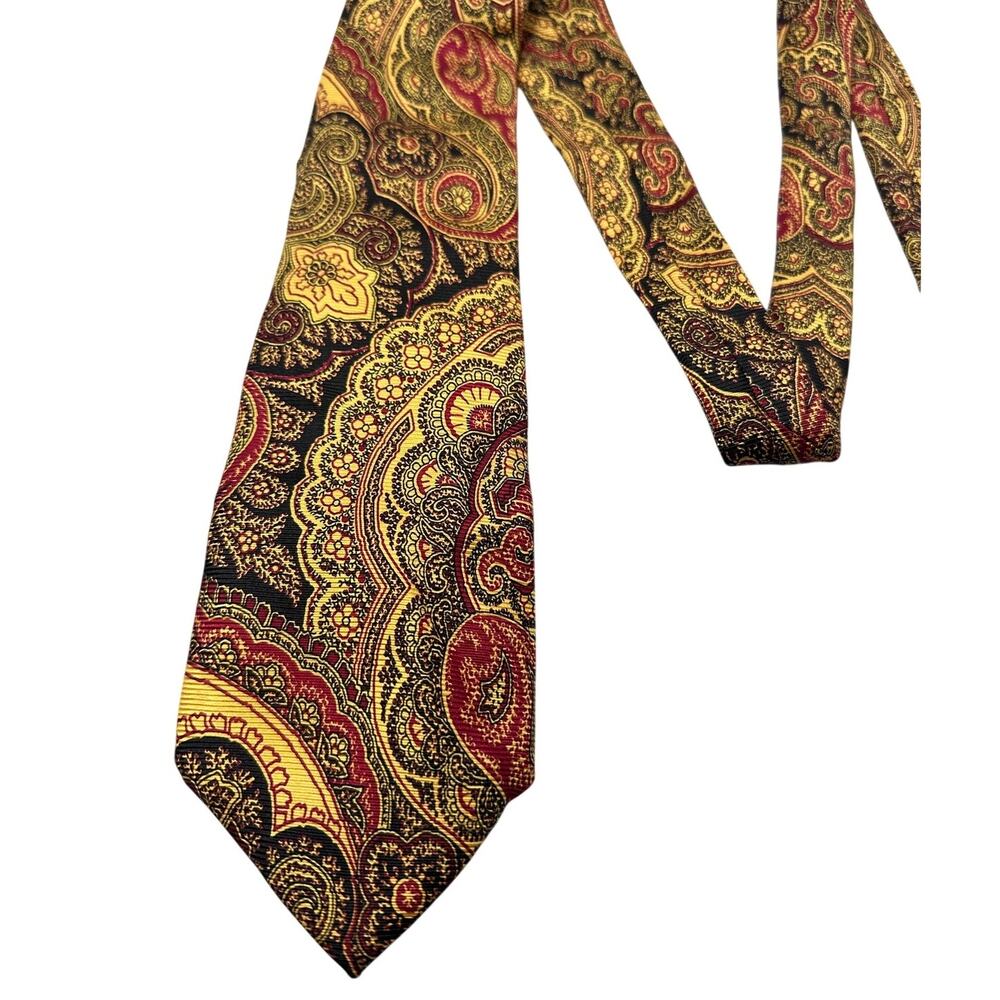 Gitman Bros Silk Necktie Paisley Jacquard
